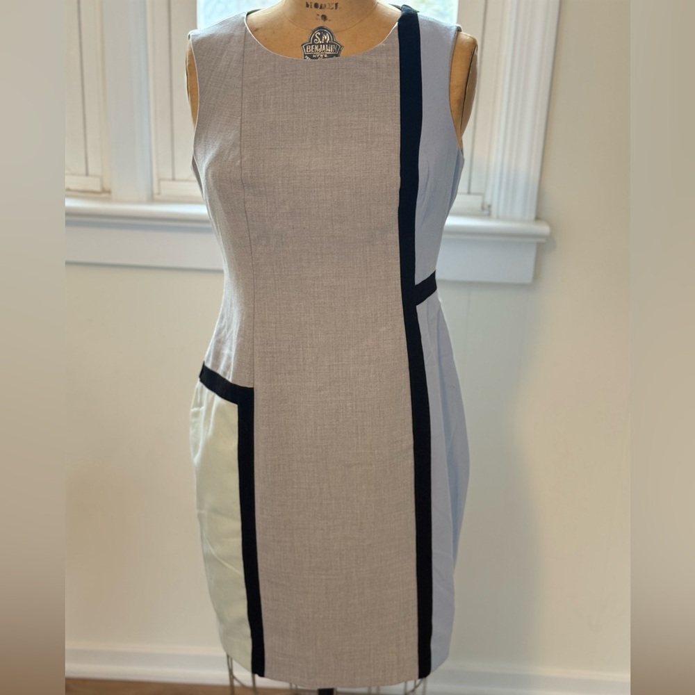Calvin Klein Colorblock Midi Dress